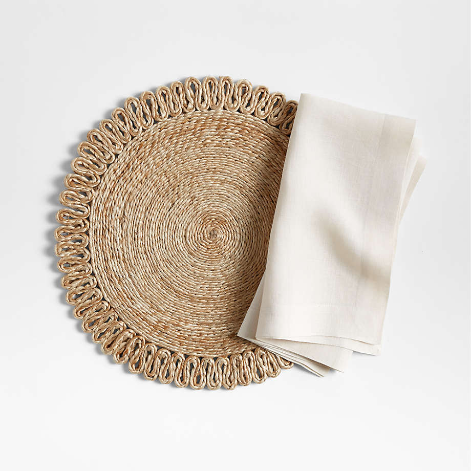 Round Woven Jute Placemat
