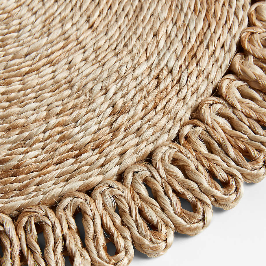 Round Woven Jute Placemat