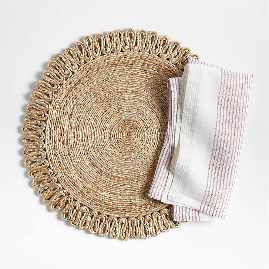 Round Woven Jute Placemat