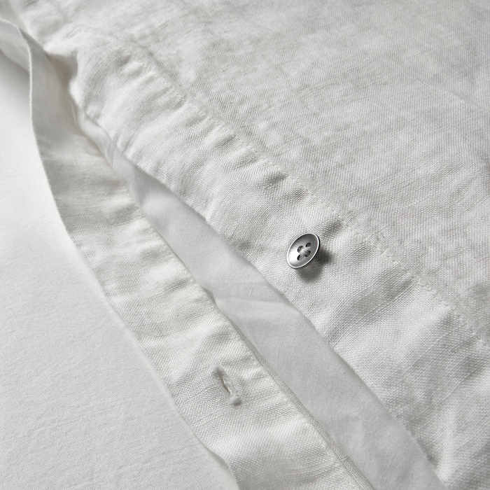 Duvet cover and pillowcase(s), white