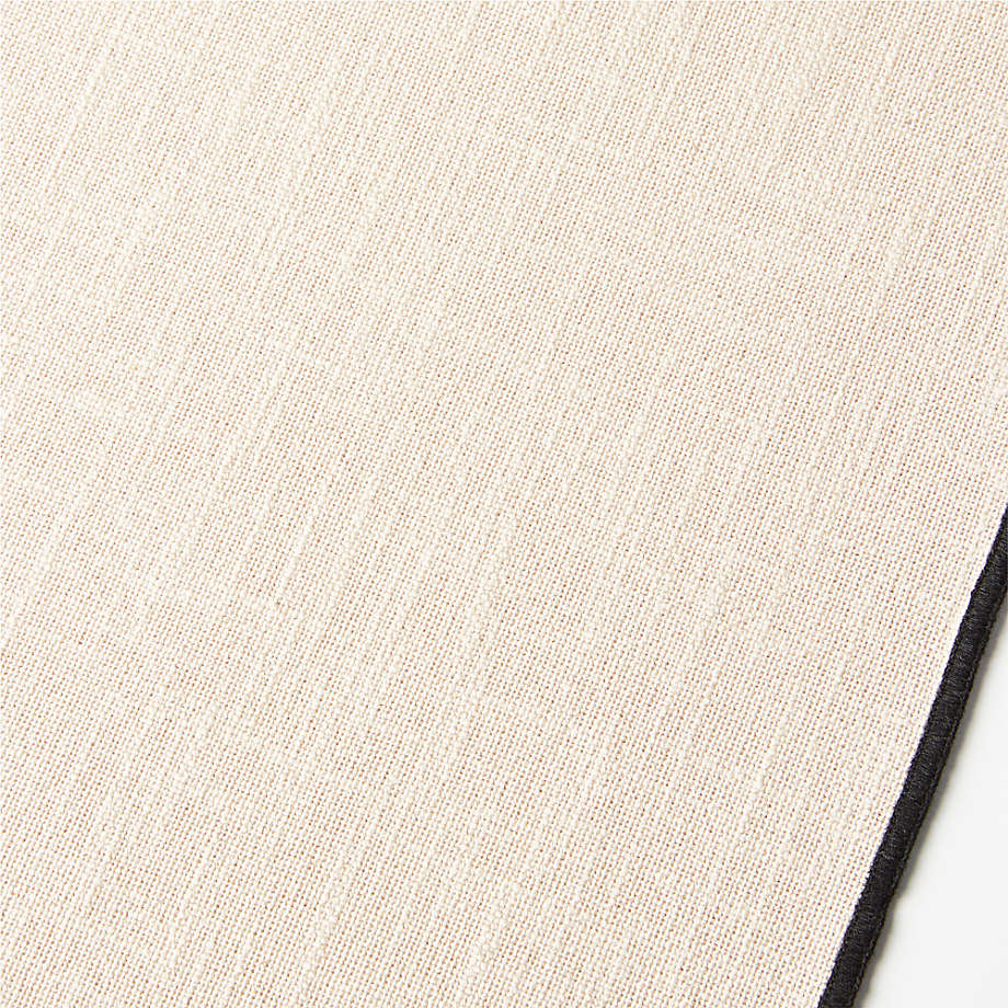 Warm Natural Organic Cotton Table Runner 90"