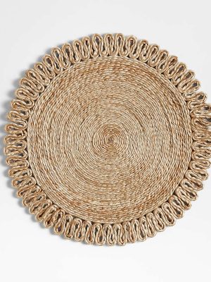 Round Woven Jute Placemat