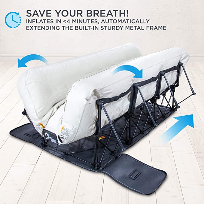 (Special discount) Portable and fast inflating Inflatable bed with support🛏️