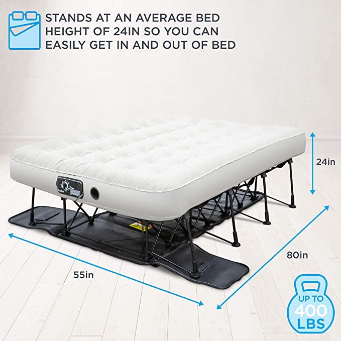 (Special discount) Portable and fast inflating Inflatable bed with support🛏️
