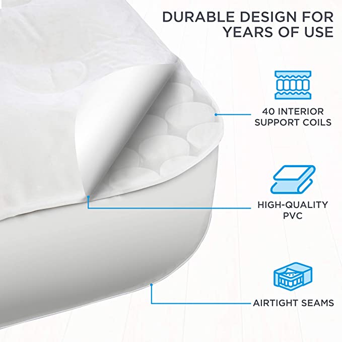 (Special discount) Portable and fast inflating Inflatable bed with support🛏️