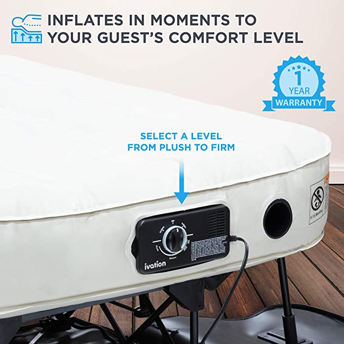(Special discount) Portable and fast inflating Inflatable bed with support🛏️