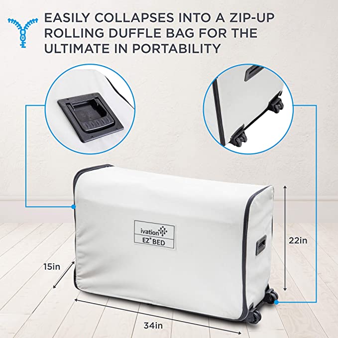 (Special discount) Portable and fast inflating Inflatable bed with support🛏️