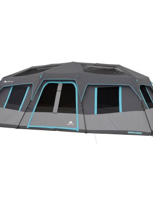 Ozark Trail 20' x 10' Dark Rest Instant Cabin Tent, Sleeps 12, 45.72 lbs