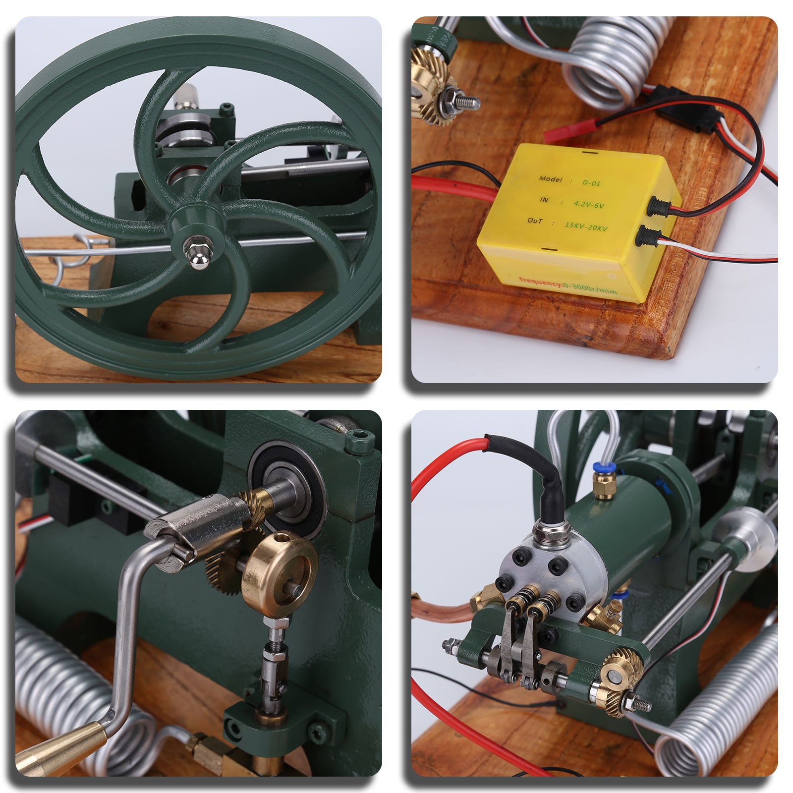 018a2cdb-a227-43ef-abf8-2da64fc797e0_e672f25b-676f-4017-88ba-4384fc057f97.jpg RETROL Vintage Horizontal Mill Engine Stationary Engine Model 4 Stroke Gasoline ICE