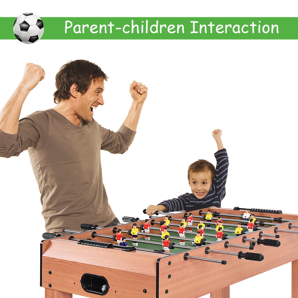 Costway 48'' Foosball Table Competition Game Soccer Arcade Sized Football Sports Indoor
