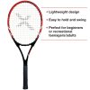 Xcello Sports 2-Player Aluminum Tennis Racket Set for Adult - Includes Two 27" Tennis Rackets, Six All Court Balls, and Two Carry Cases - ‎Red/Black
