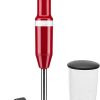 KitchenAid Empire Red Cordless Small Appliances Set | Hand Mixer, Hand Blender & Food Chopper