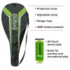 Xcello Sports 2-Player Aluminum Tennis Racket Set for Adult - Includes Two 27" Tennis Rackets, Six All Court Balls, and Two Carry Cases - ‎Red/Black