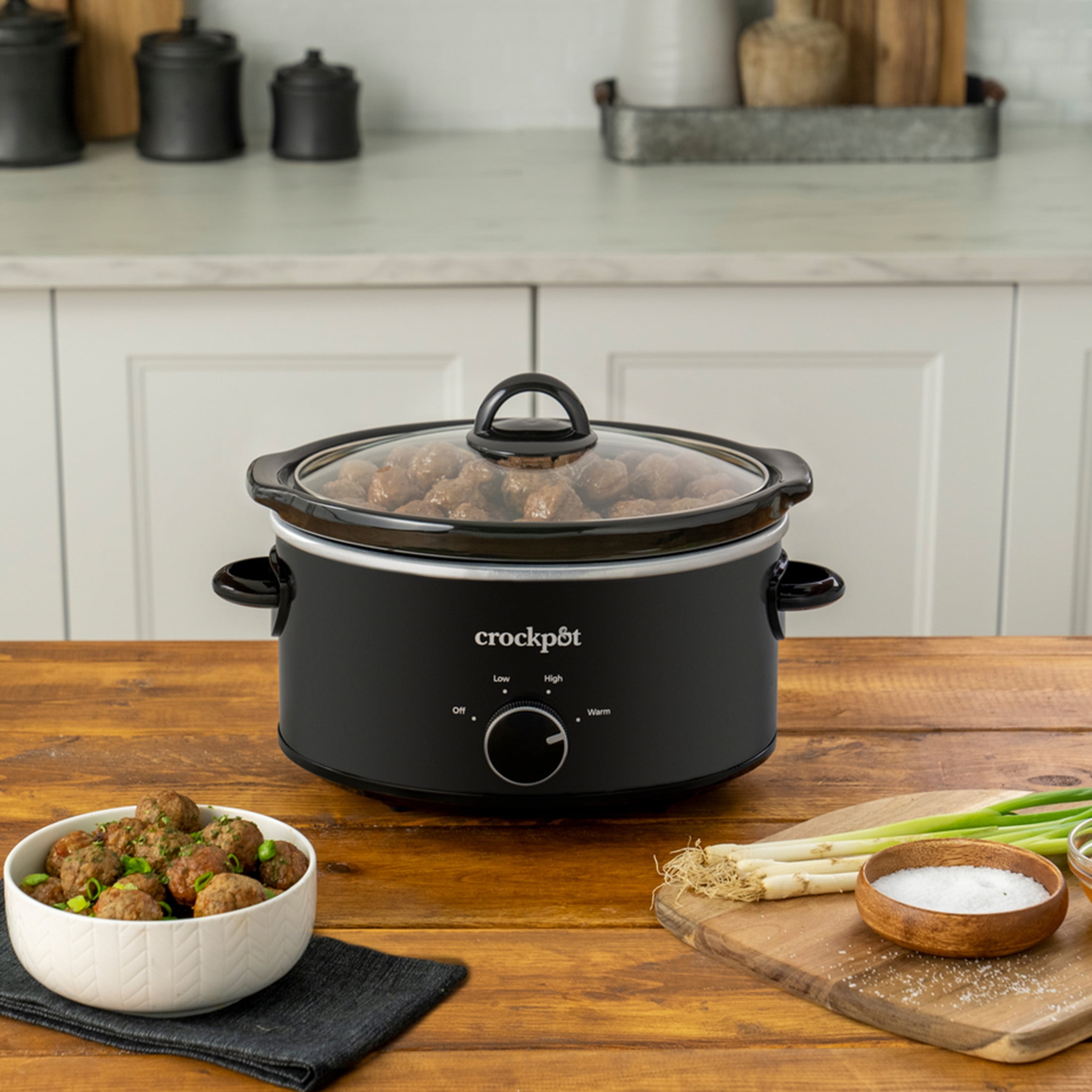 Crockpot™ 4-Quart Classic Slow Cooker, Black