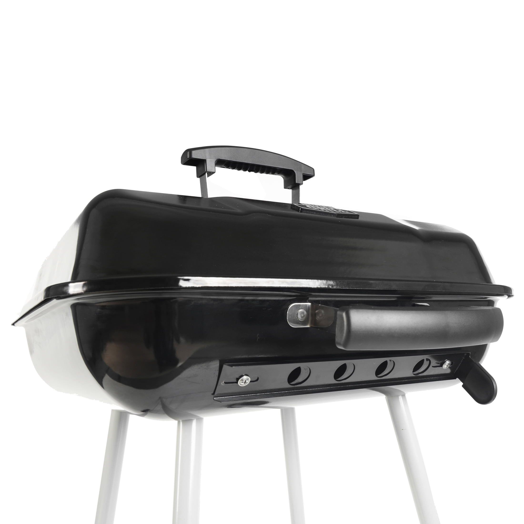 Expert Grill 17.5" Square Charcoal Grill with Wheels, Black
