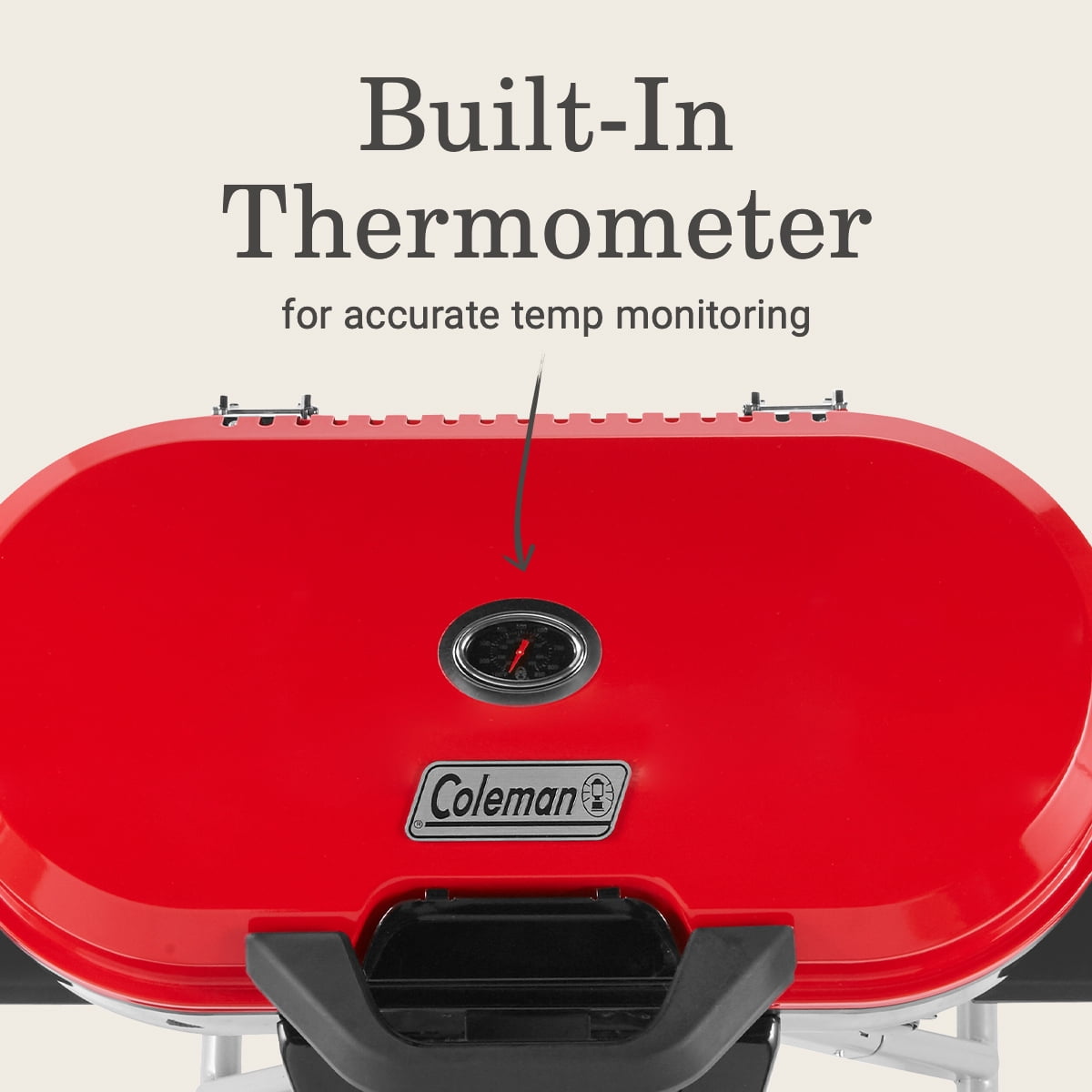 Coleman RoadTrip 285 Standup Propane Gas Grill, Red