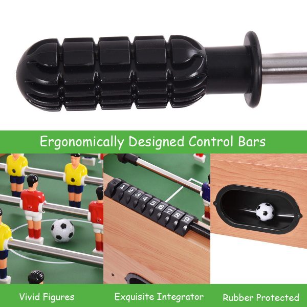 Costway 48'' Foosball Table Competition Game Soccer Arcade Sized Football Sports Indoor