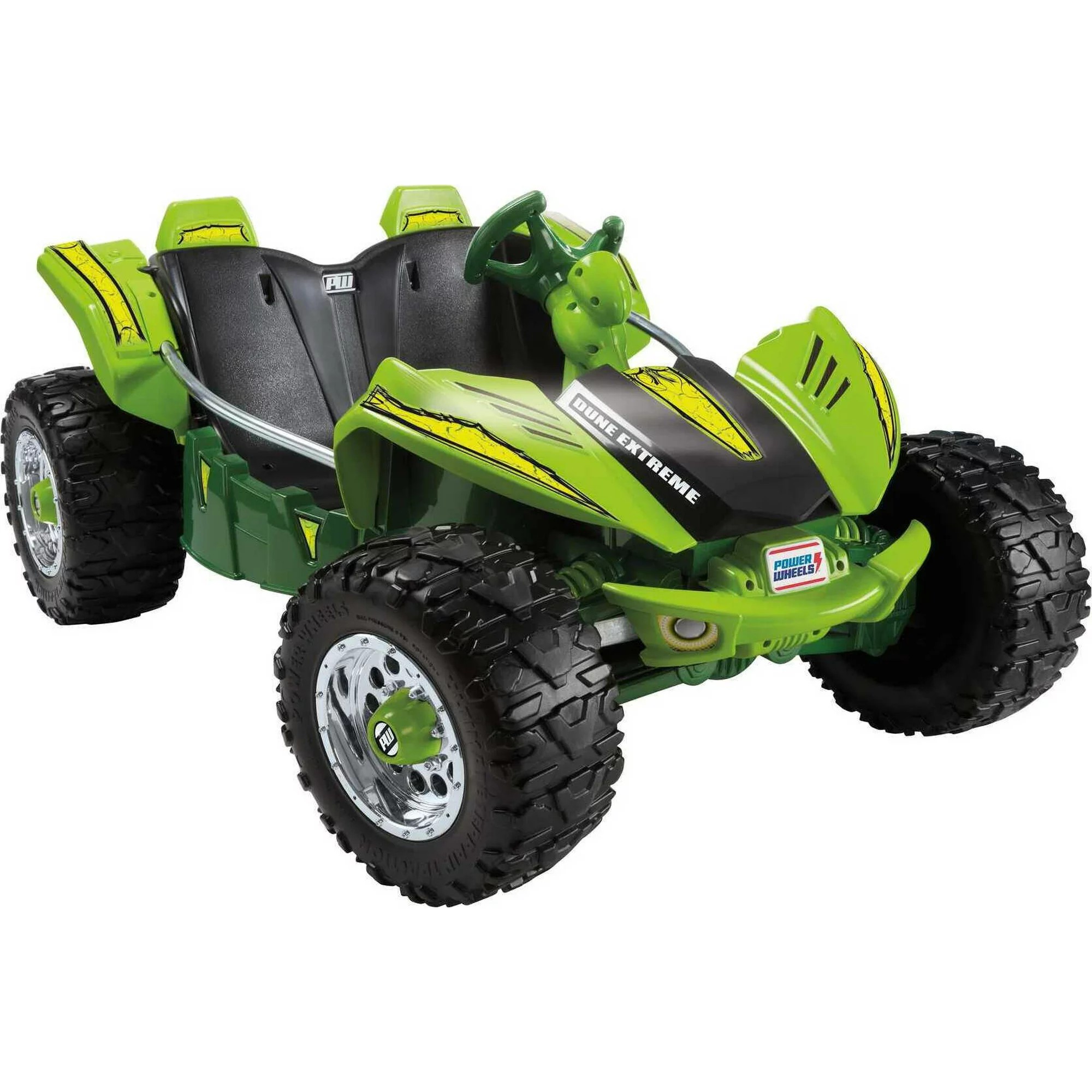 12V Power Wheels Dune Racer Extreme Battery-Powered Ride-On Vehicle with Storage Area