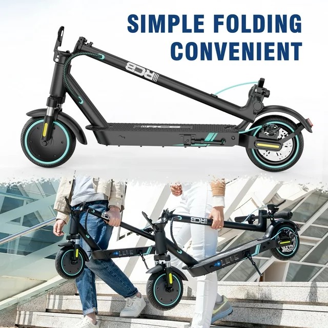 RCB Electric Scooter for Adults, E-Scooter with APP control, 350W Motor, Max Speed 19 mph, electric scooters for adults foldable