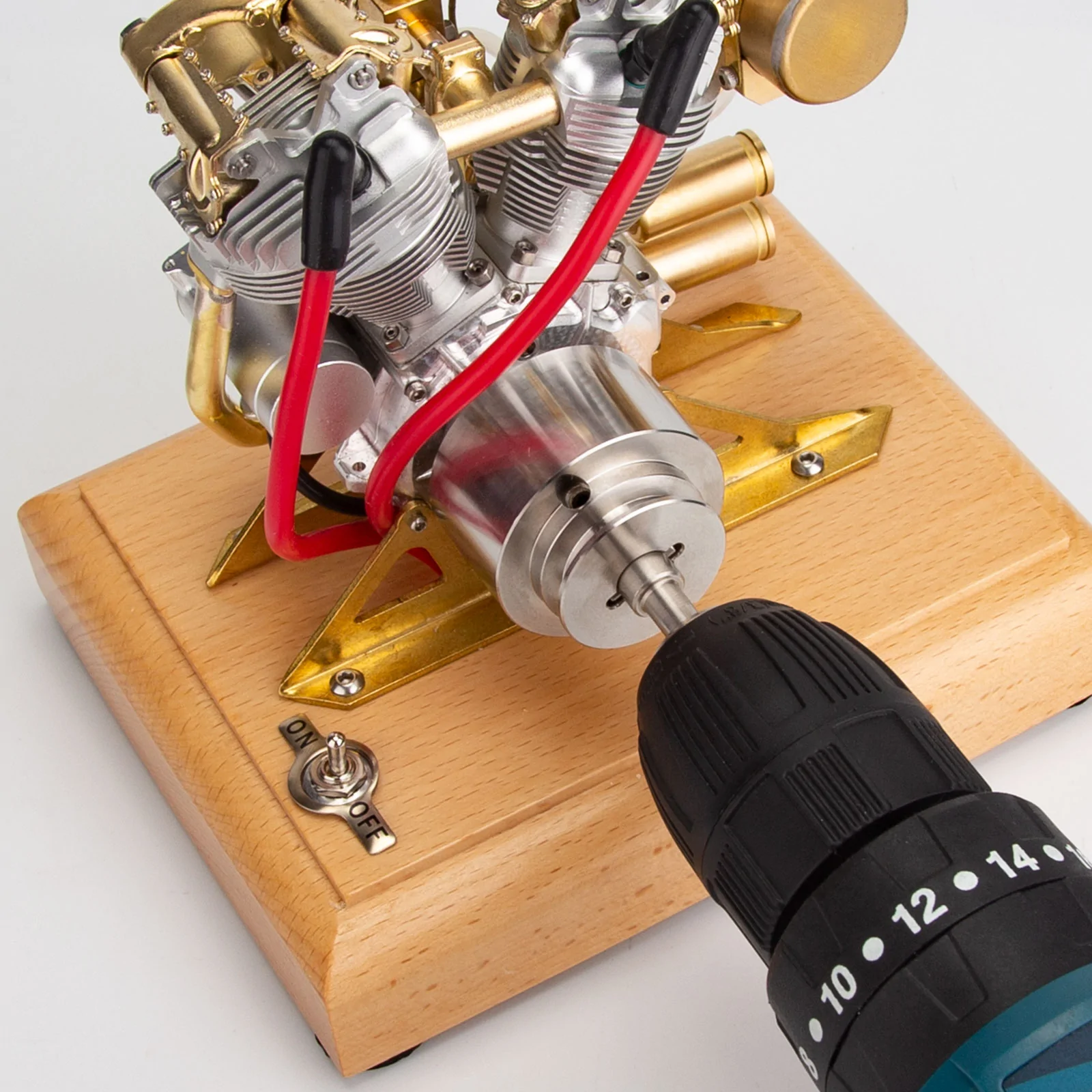 RETROL R29 4.2CC Miniature V-Twin Engine Motor OHV for Mini Chopper Bike Motorcycle