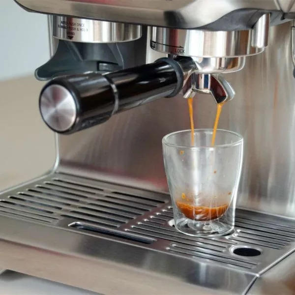 Express Espresso Machine, Brushed Stainless Steel, Coffee machine with cappuccinatore – 15 bar – stainless steel