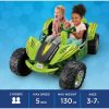 12V Power Wheels Dune Racer Extreme Battery-Powered Ride-On Vehicle with Storage Area