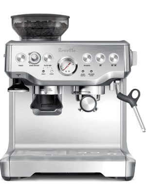 Express Espresso Machine, Brushed Stainless Steel, Coffee machine with cappuccinatore – 15 bar – stainless steel