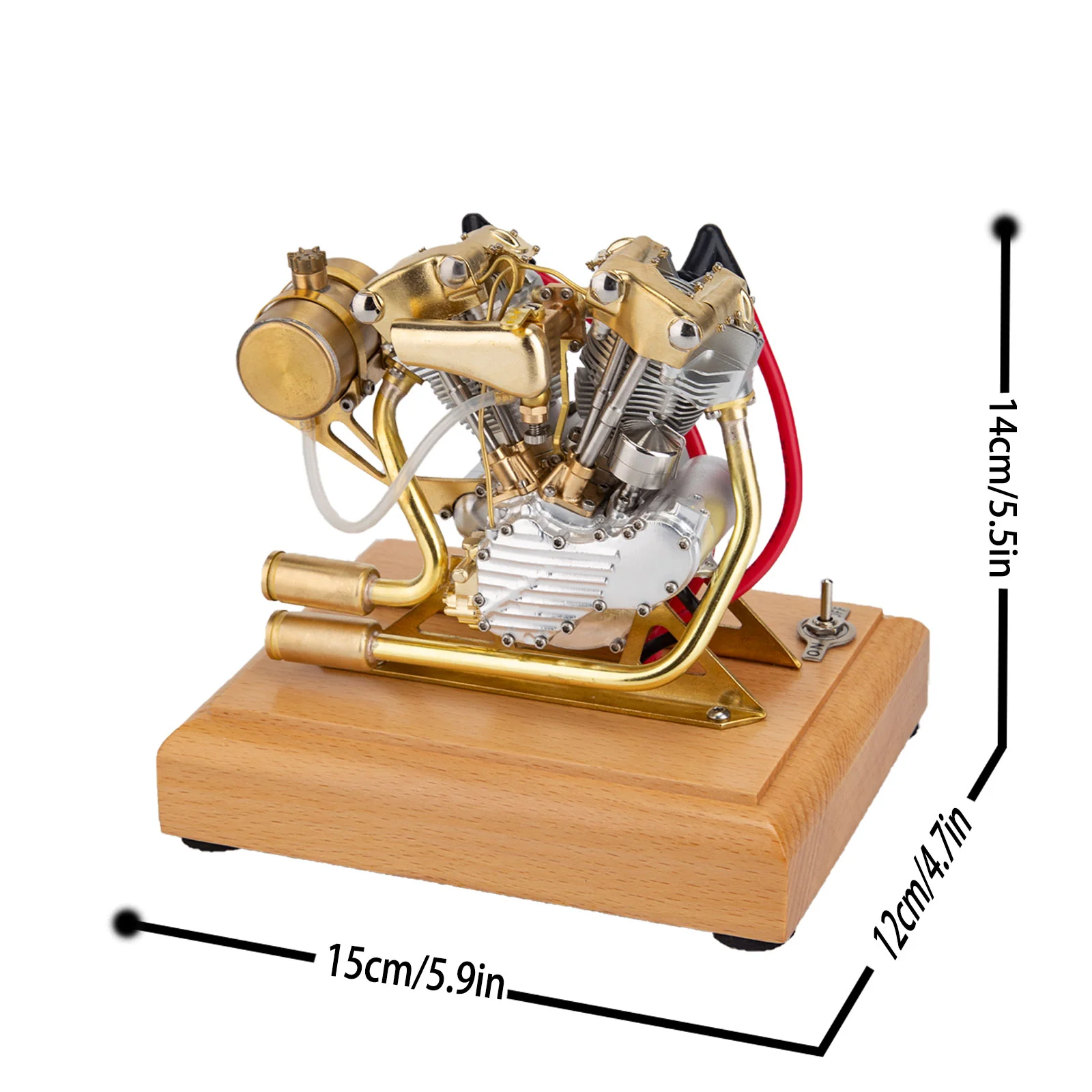 RETROL R29 4.2CC Miniature V-Twin Engine Motor OHV for Mini Chopper Bike Motorcycle