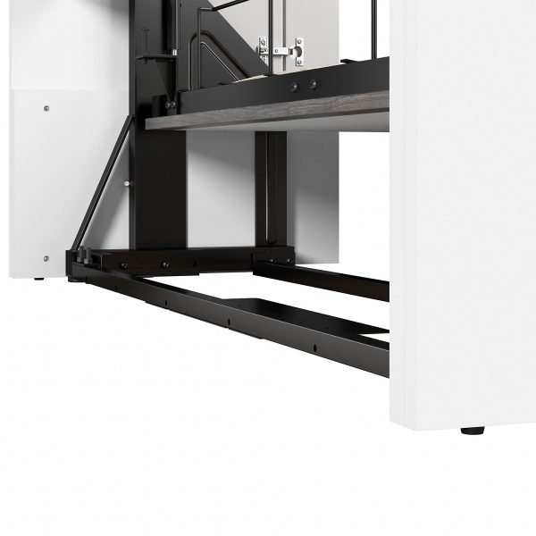71LUu6G30SL Bestar Orion Queen Murphy Bed with Storage Cabinets