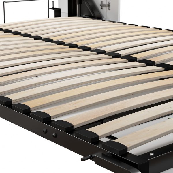 71W7b3B7UTL Bestar Orion Queen Murphy Bed with Storage Cabinets
