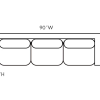Pindall Brown Sofa