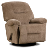 Hudson Chocolate Swivel Rocker Recliner
