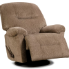 Hudson Chocolate Swivel Rocker Recliner