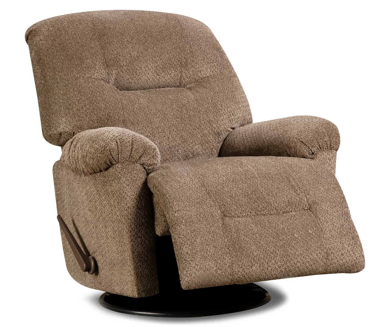 Hudson Chocolate Swivel Rocker Recliner