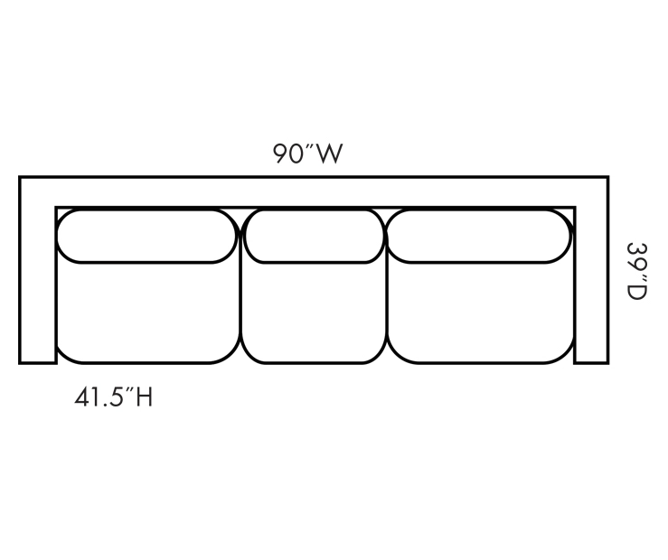Mesa Brown Reclining Sofa