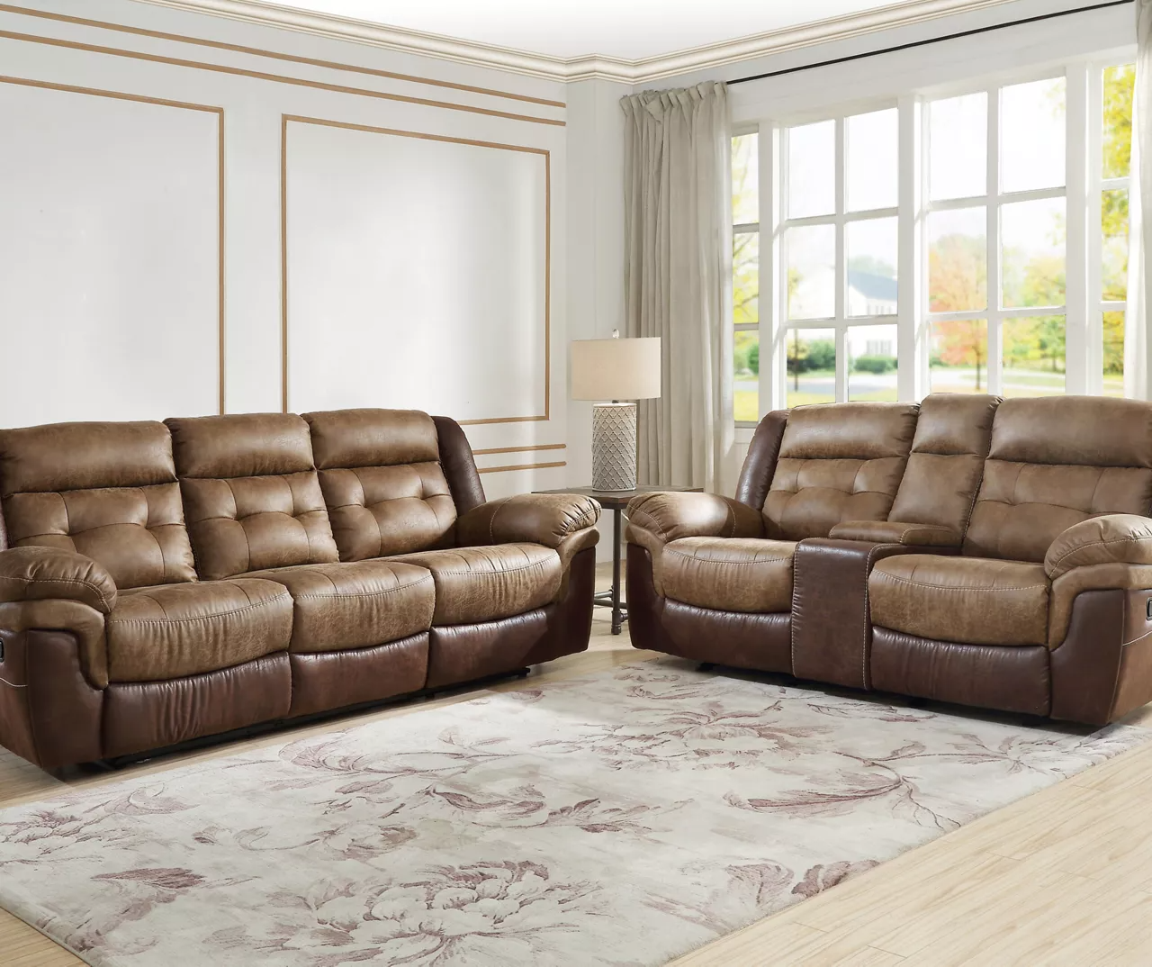 Mesa Brown Reclining Sofa