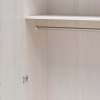 Ivory Oak 3-Door Storage Wardrobe