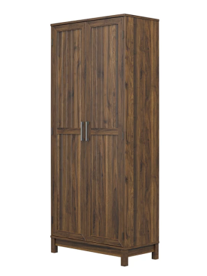 Seven Hills Columbia Walnut 2-Door Storage Cabinet