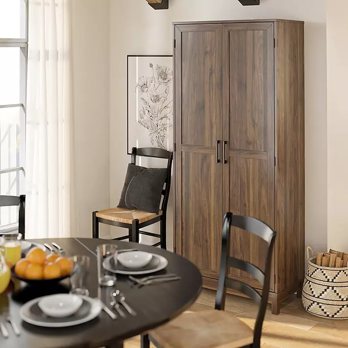 Seven Hills Columbia Walnut 2-Door Storage Cabinet
