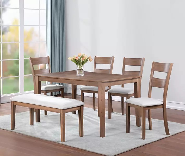 Marley Light Walnut Dining Table