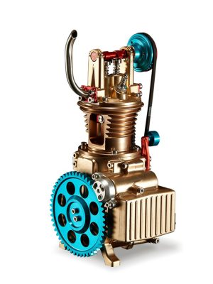 Car Engine Assembly Kit Single-cylinder Engine Build Kit Gift Toy for Collection