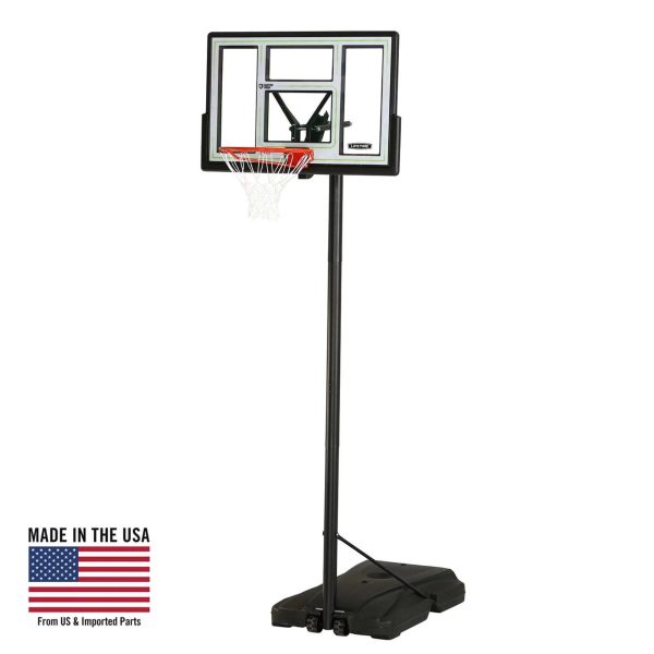 Lifetime Adjustable Portable Basketball Hoop, 46 inch Polycarbonate
