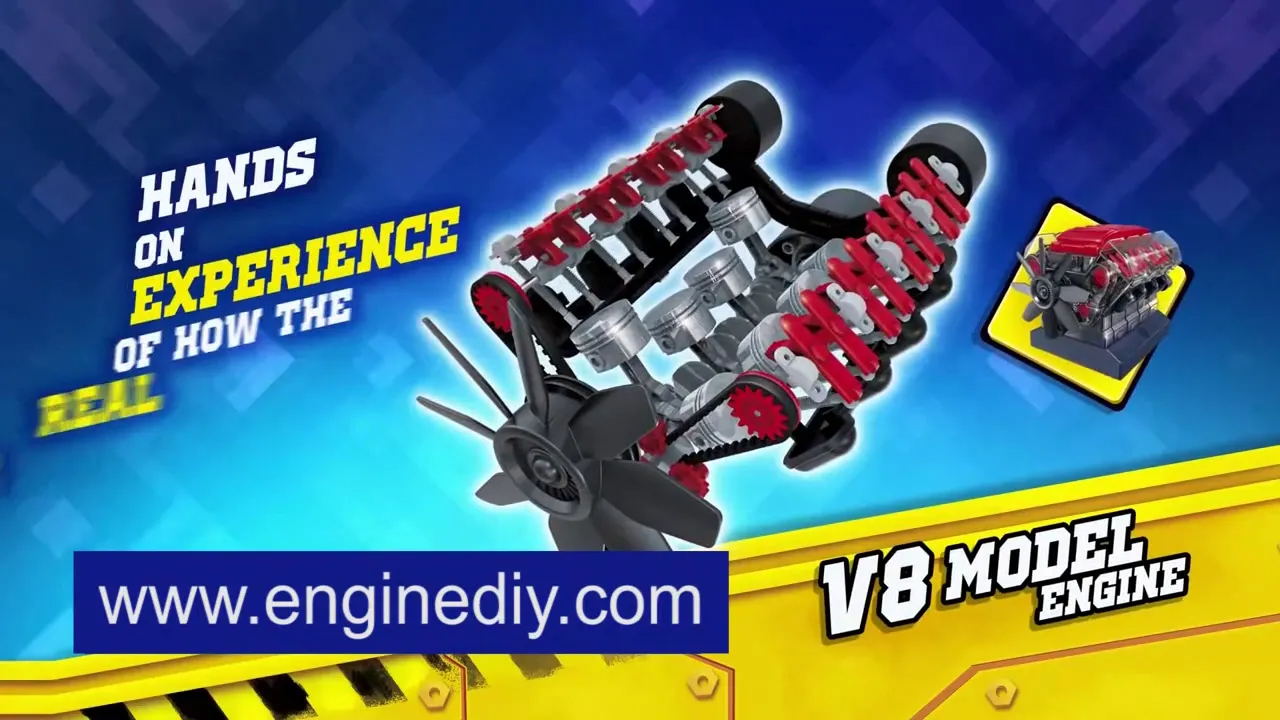 V8 Engine Model Kit - Build Your Own V8 Engine