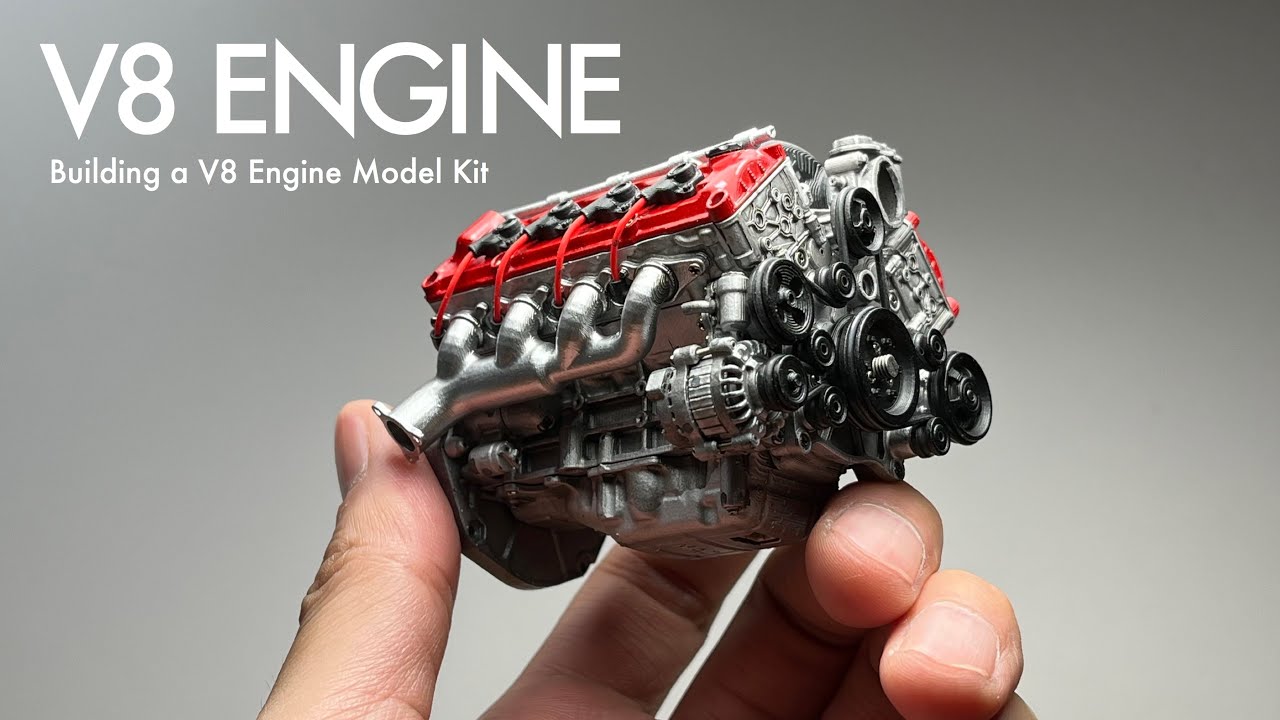 V8 Engine Model Kit that Works - Build Your Own V8 Engine - V8 Engine for Capra VS4-10
