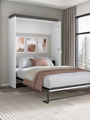 Bestar Orion Queen Murphy Bed, Sleeping Arrangement for Multipurpose Room