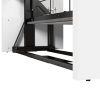 White and Walnut Grey-07 Bestar Orion Queen Murphy Bed, Sleeping Arrangement for Multipurpose Room