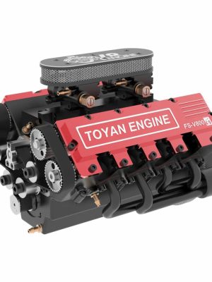 V8 Engine FS-V800 28cc Nitro Engine – Build Your Own V8 Engine – V8 Engine Model Kit That Works