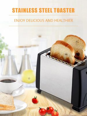 Diamond 2 Slices Bread Baking Oven Automatic 6 Toast Settings Kitchen Cooking Appliances