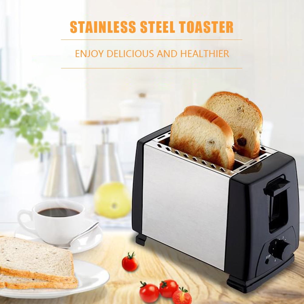 Diamond 2 Slices Bread Baking Oven Automatic 6 Toast Settings Kitchen Cooking Appliances
