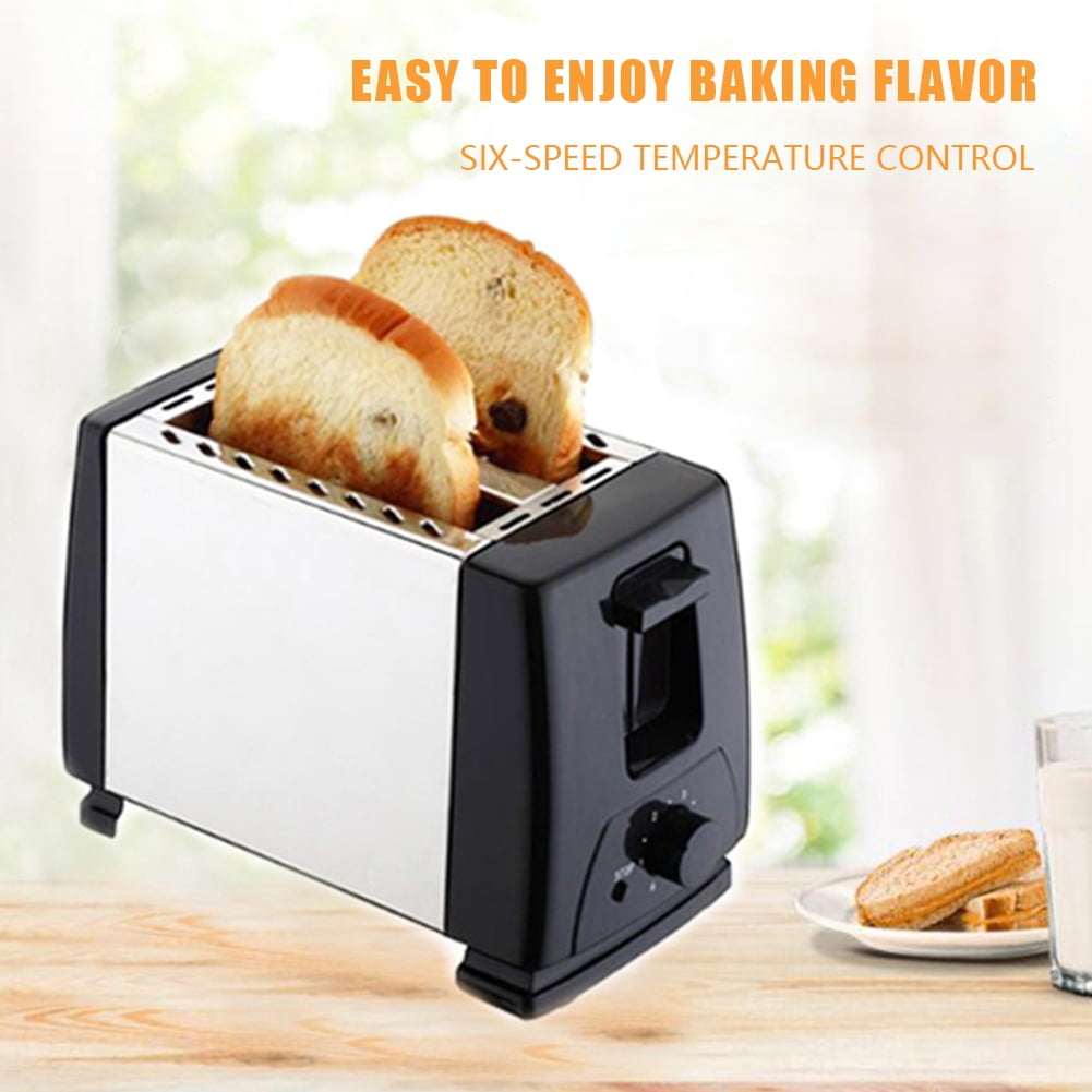 Diamond 2 Slices Bread Baking Oven Automatic 6 Toast Settings Kitchen Cooking Appliances